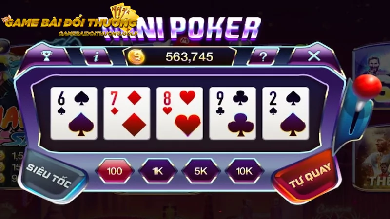 Luật chơi Poker Mini cơ bản cần nhớ