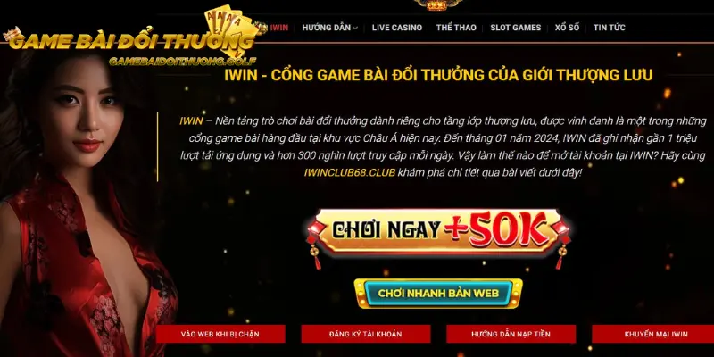 Giới thiệu sân chơi Iwin