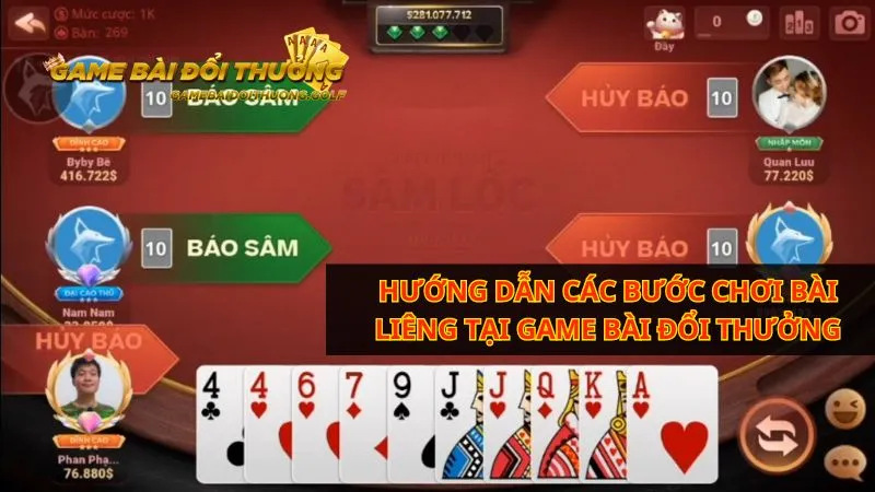 Hướng dẫn các bước chơi bài Liêng tại Game bài đổi thưởng đơn giản, dễ hiểu 